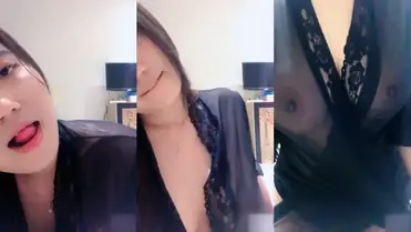 Babygurl Yourbae Pakai Baju Transparan Pamer Dada poster
